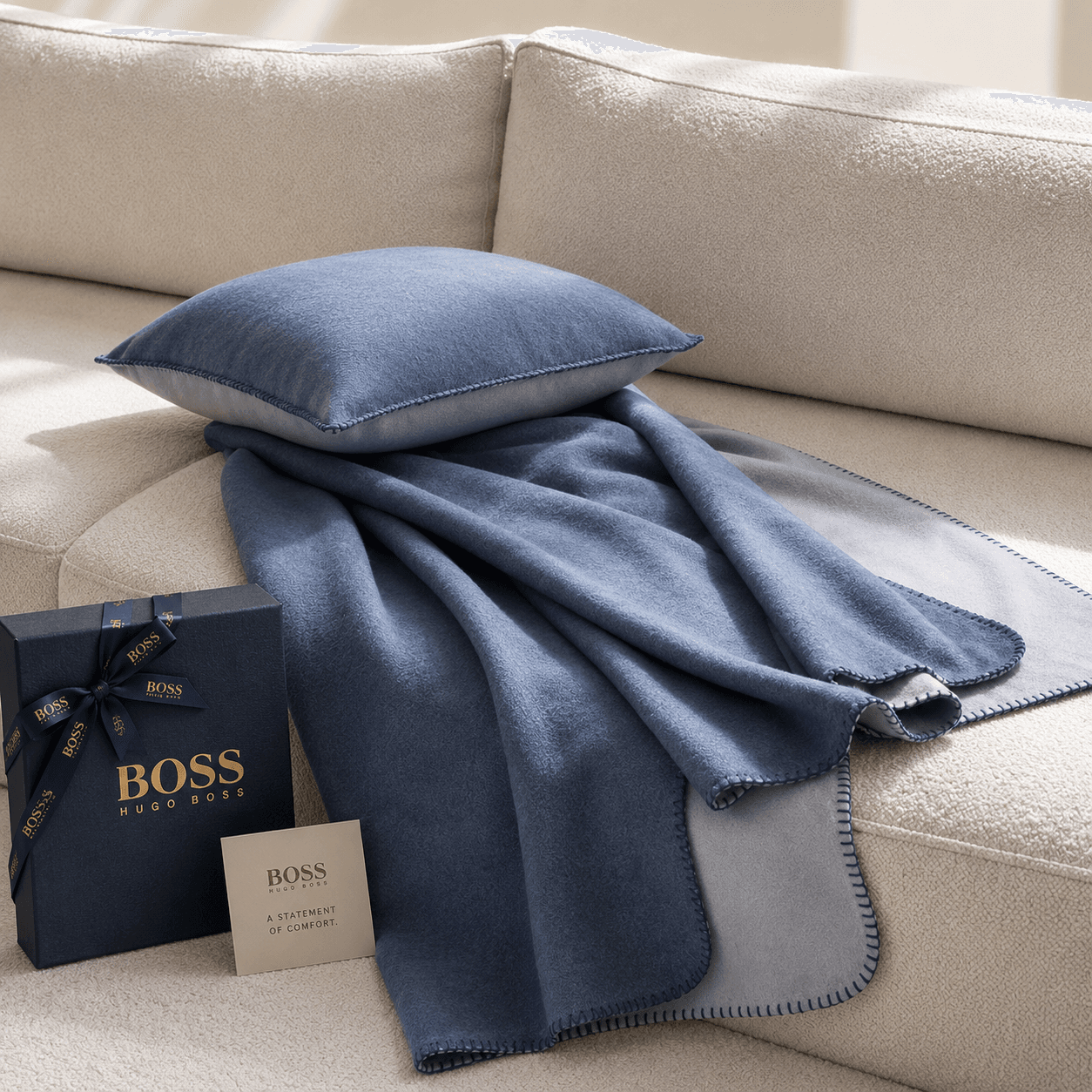 Home Comfort Blanket & Cushion Set