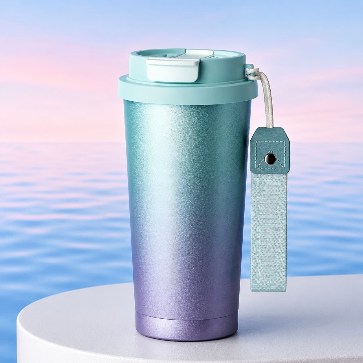 The Milky Way Dual-Sip Stainless Steel Coffee Cup